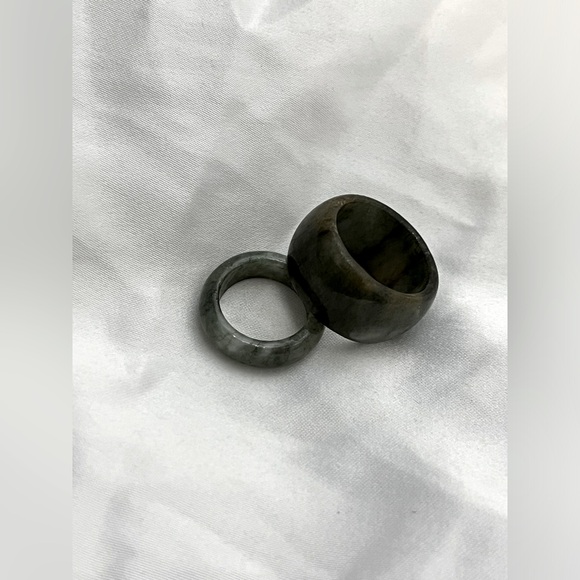 Jade Couples Ring Set - Picture 2 of 6